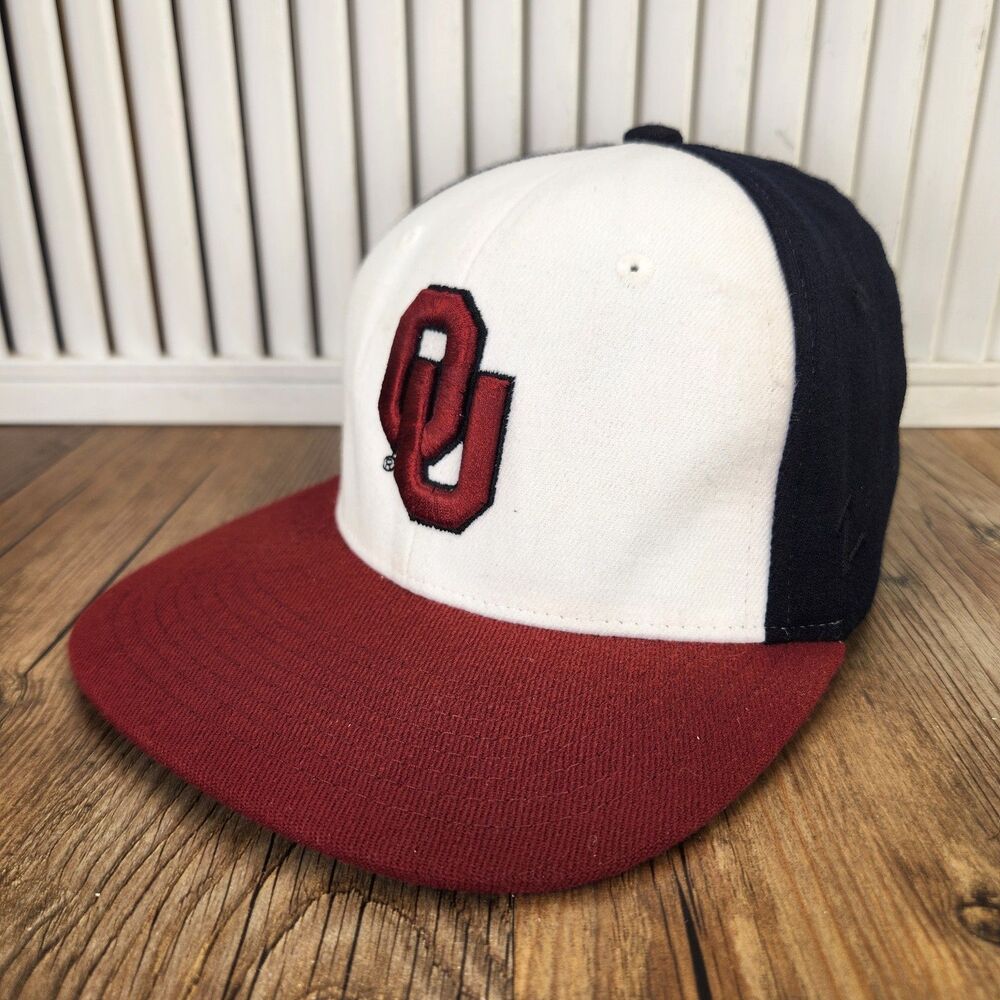 Zephyr Oklahoma Sooners Z Hat Crimson White Black College Size M/L Baseball Cap